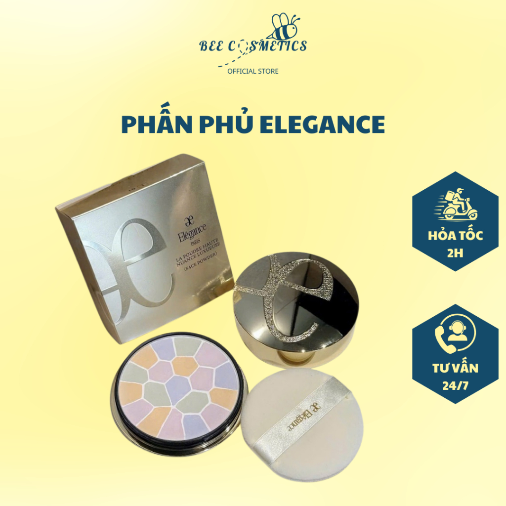 Phấn phủ nén cao cấp Phấn phủ ELEGANCE LA POUDRE HAUTE NUANCE - Bee.Cosmetics
