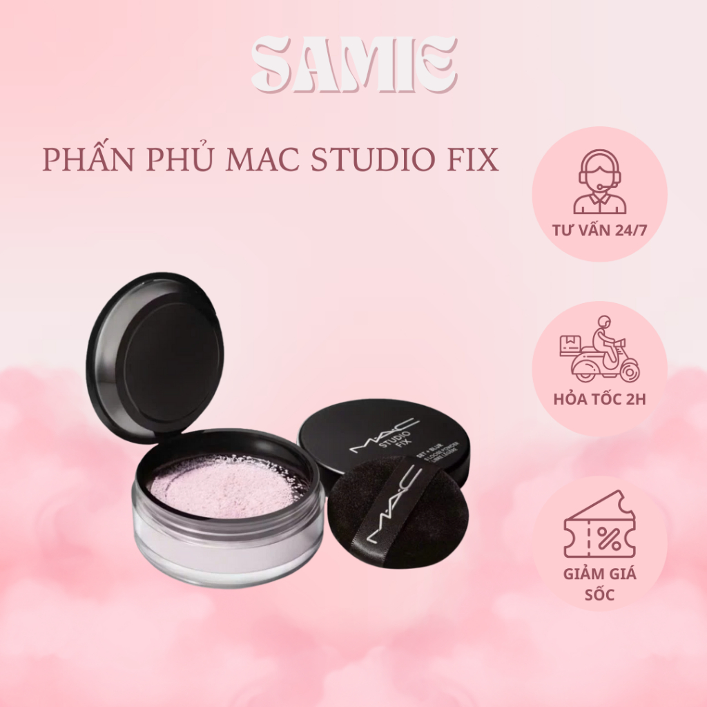 [NEW]  PHẤN PHỦ BỘT MAC STUDIO FIX PRO SET + BLUR WEIGHTLESS LOOSE POWER - Samie.Cosmetics