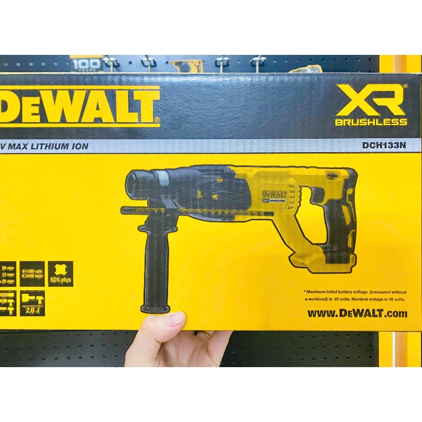 [ Hàng Chính Hãng ] Khoan bê tông Dewalt DCH 133. Bảo hành chính hãng Dewalt Việt Nam 1 năm