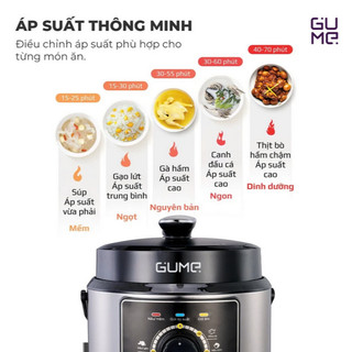 Nồi Áp Suất Điện Đa Năng Thái Lan Sharp KS-180S Dung Tích 6 Lít Lòng Nồi Inox 304