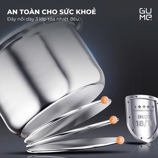 Nồi Áp Suất Điện Đa Năng Thái Lan Sharp KS-180S Dung Tích 6 Lít Lòng Nồi Inox 304