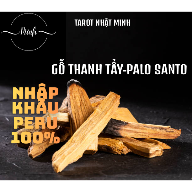Gỗ Palo Santo  Tarot NHẬT MINH Thanh tẩy không gian Xông phòng Xông hương tịnh tâm Yoga Thiền định