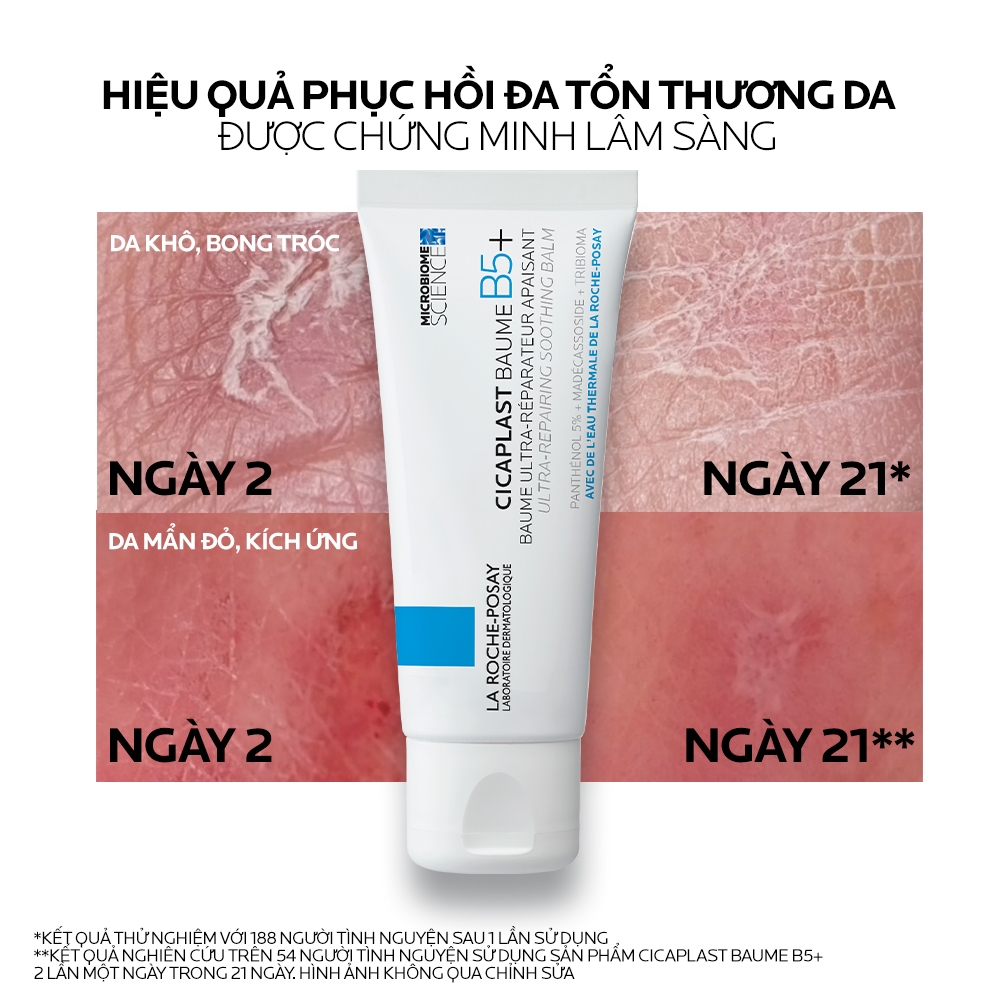 Kem dưỡng ẩm & phục hồi đa năng La Roche-Posay Cicaplast Baume B5+ giúp phục hồi da sau 1 lần sử dụng - phiên bản 40ml | BigBuy360 - bigbuy360.vn
