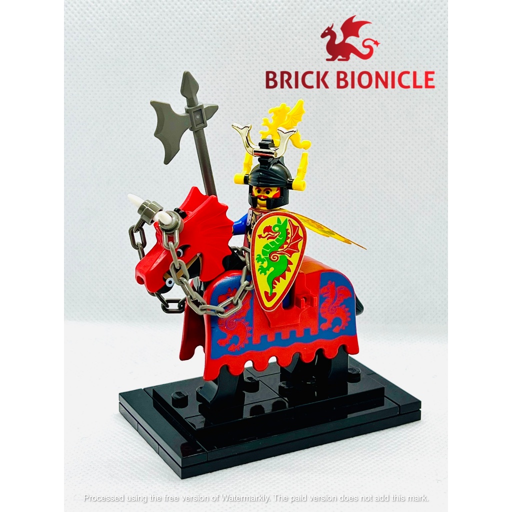 LEGO CASTLE - ĐỒ CHƠI HIỆP SĨ - DRAGON MASTER WITH RED DRAGON HORSE BARDING
