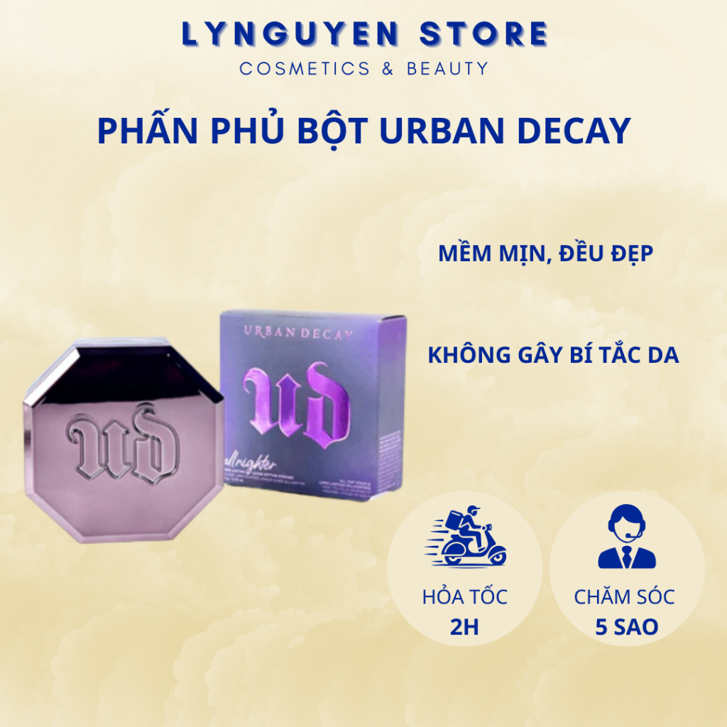 Phấn phủ dạng bột Urban Decay UD ALL-NIGHTER LOOSE POWDER 10g hoàn hảo - LyNguyen.Store