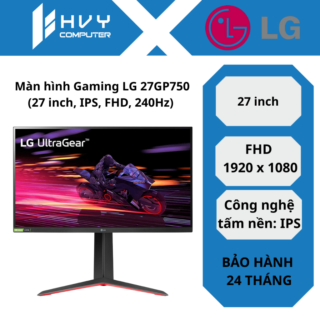 Màn hình Gaming LG 27GP750 (27 inch, IPS, FHD, 240Hz) - Hàng chính hãng