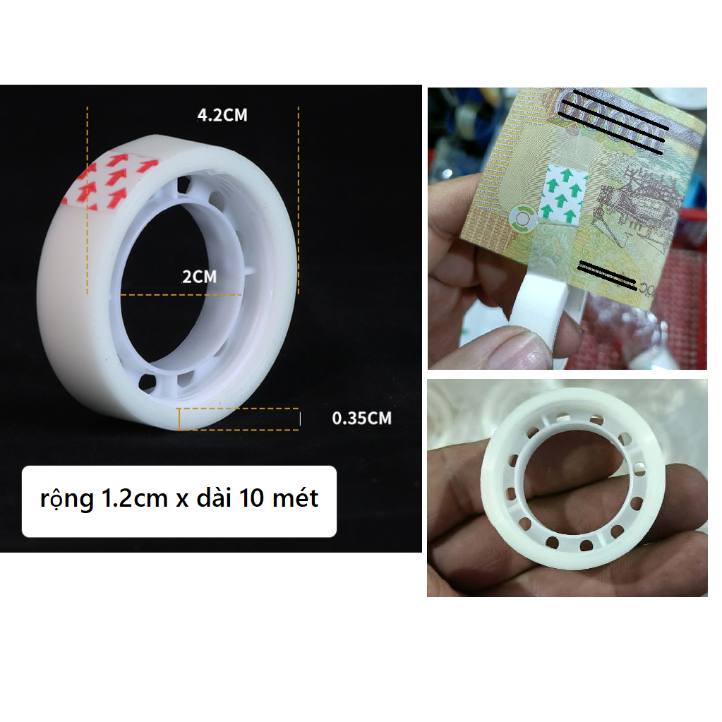 Băng keo dán tiền rách (chọn mẫu)