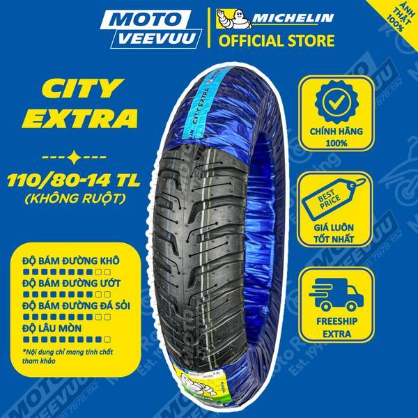 Lốp/ Vỏ Michelin 14inch Gai EXTRA cho XE GA Vario, AB, Vision, Click bám đường tốt