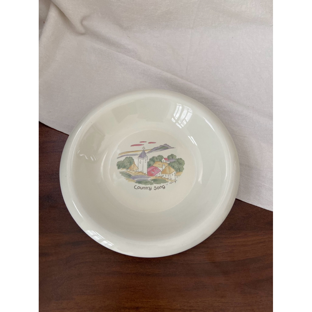 Đĩa Gập Vành Đĩa Mory House Đĩa Ăn Soup Đĩa Ăn Pasta Gốm Nhật 2hand