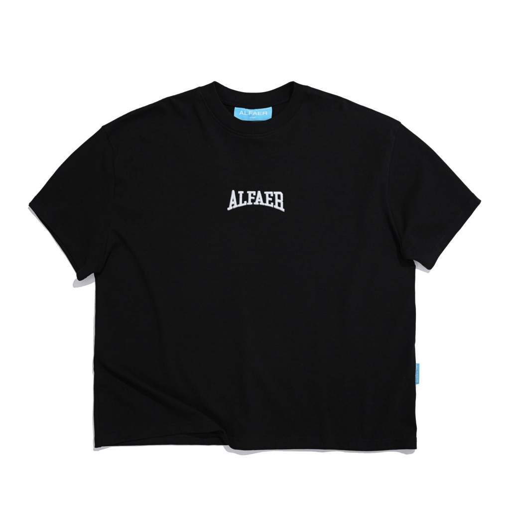 ÁO "ALFAER" BIG LOGO T-SHIRT - BLACK
