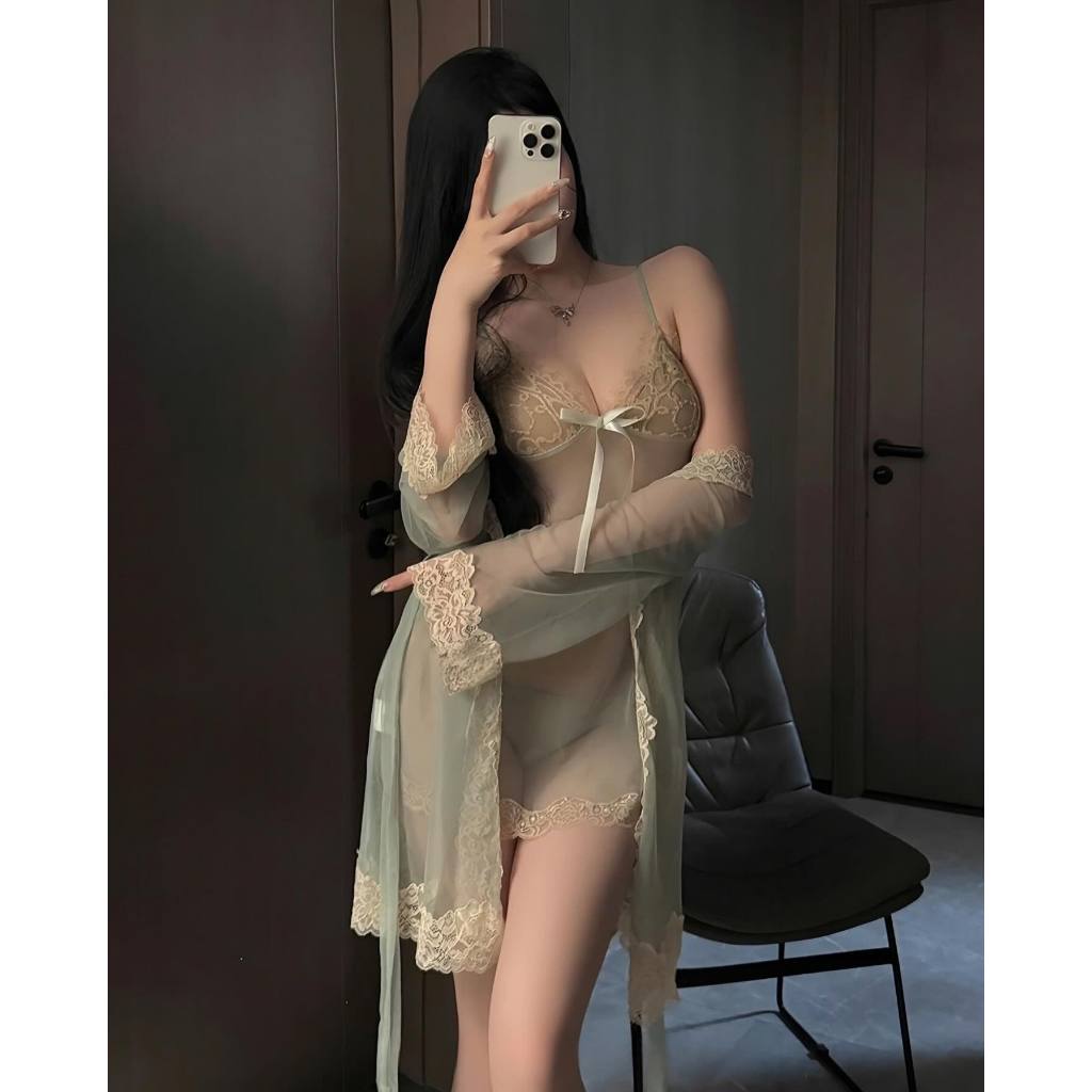 Váy Ngủ Voan Mỏng Xuyên Thấu Váy Ngủ Nữ Xuyên Thấu Sexy | BigBuy360 - bigbuy360.vn