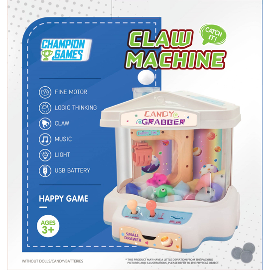 Đồ Chơi Máy Gắp Thú Kích Thước Lớn Có Đèn Và Nhạc CHAMPION GAMES CPG762