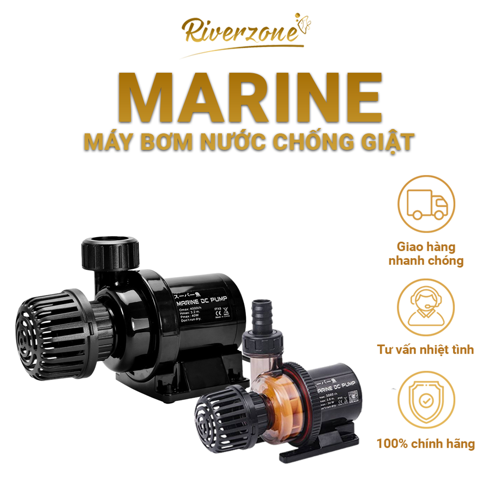 Máy bơm nước Marine DC Pump 650 - 15000 có khả năng chống giật, tiết kiệm điện năng