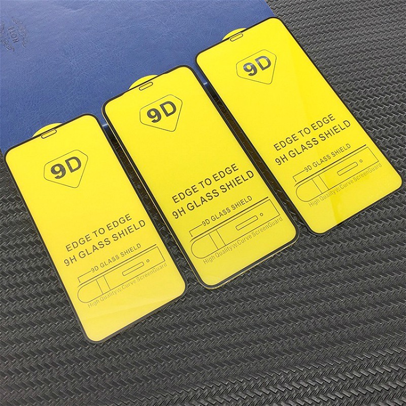 [CƯỜNG LỰC 9D - KÈM KHĂN] 14,15Promax Kính Cường Lực IPhone 9D Xịn Full Màn