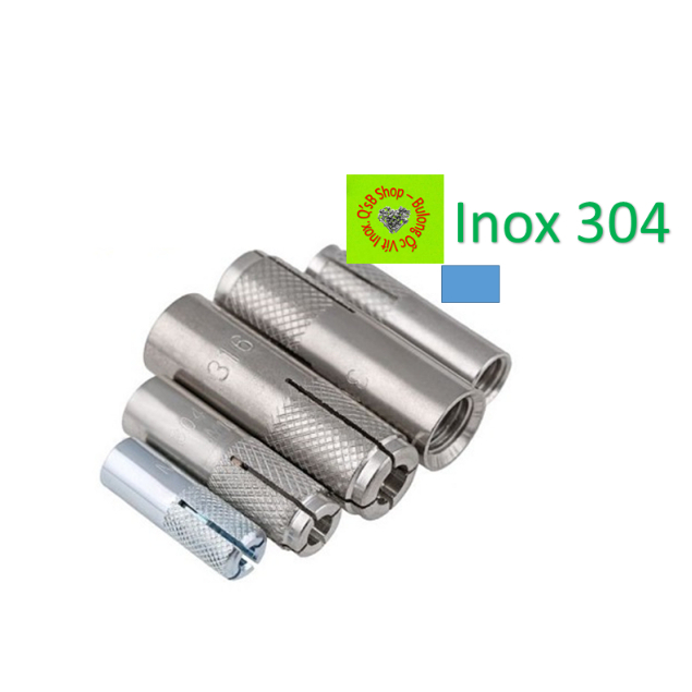 Nở đạn inox, inox 304