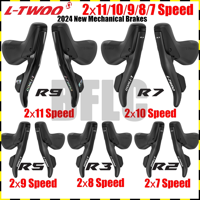 LTWOO R9/R7/R5/R3/R2 22/20/18/16/14 Tốc độ Đường Xe đạp Shifters Đòn bẩy Phanh Xe đạp Derailleur Tươ