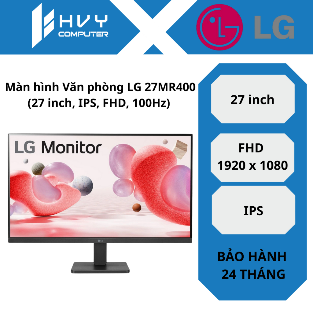 Màn hình Văn phòng LG 27MR400 (27 inch, IPS, FHD, 100Hz) - Hàng chính hãng