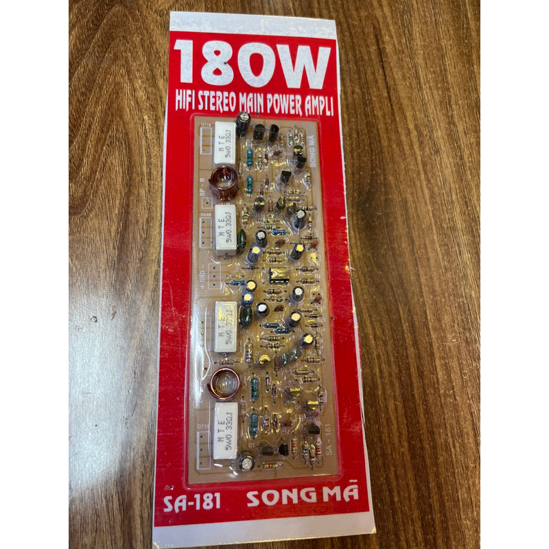 Bo mạch 180 w không  tụ 4 sò 1 bo stereo ( bán 1 bo )