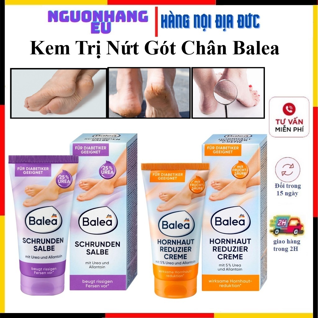 Kem chống nứt gót chân Balea - Đức