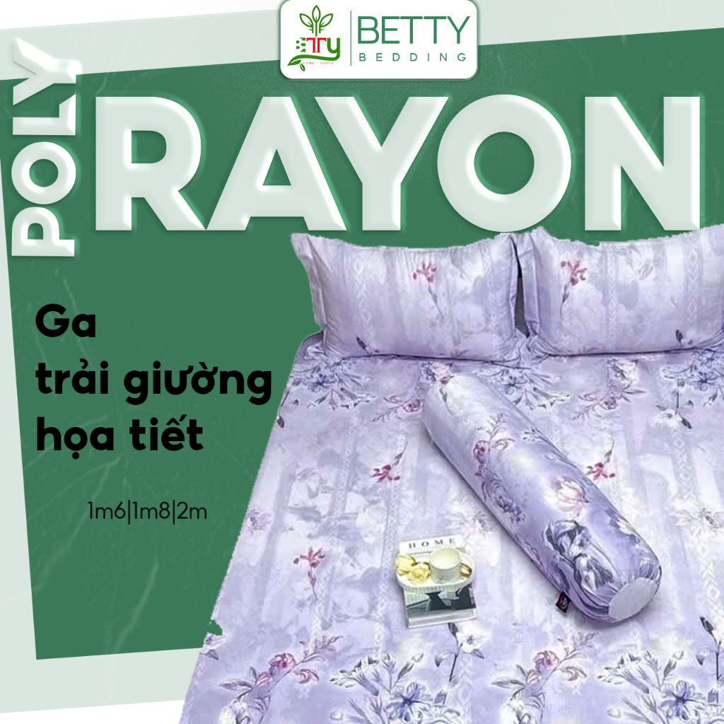 Ga Lụa Tencel Họa Tiết Tencel Betty Bedding / Chất Tencel mịn, mỏng và thoáng mát/ Full size