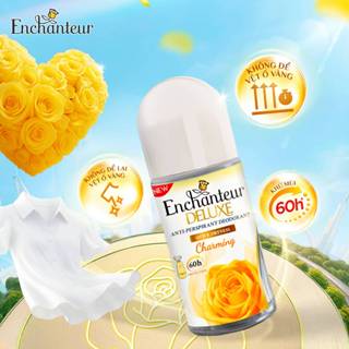 [PHIÊN BẢN MỚI] Lăn khử mùi Enchanteur hương nước hoa Pháp tinh tế, không để lại vệt ố vàng 50ml / 65ml
