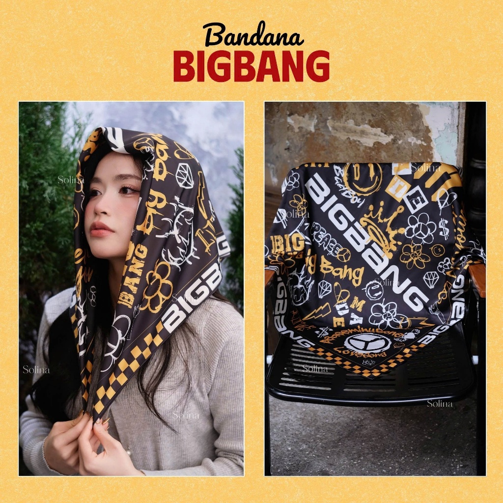 Bandana BIGBANG,Khăn BIGBANG, Khăn Bandana BIGBANG