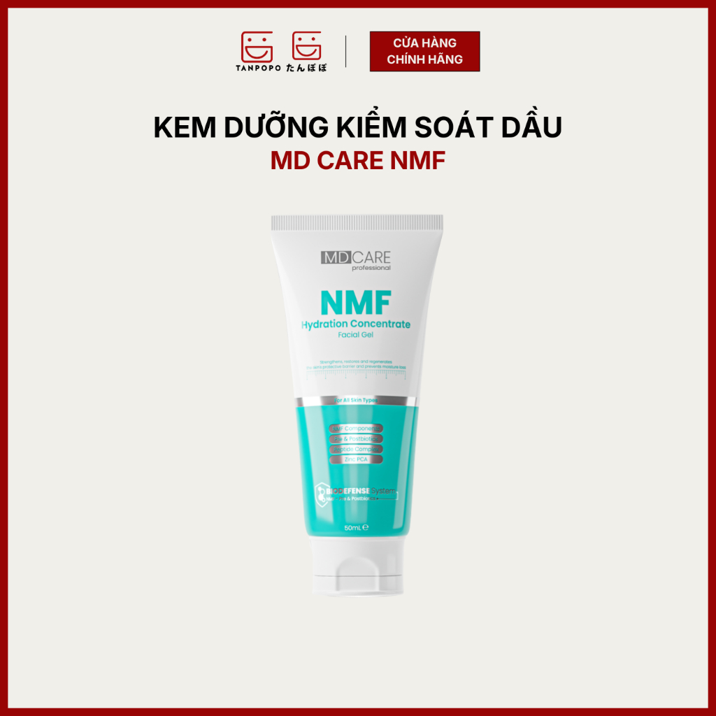 Gel Dưỡng MD Care Kiểm Soát Dầu NMF Hydration Concentrate Facial Gel 50ml