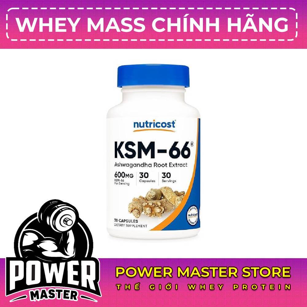 Nutricost Ashwagandha Root Extract Viên Chiết Xuất Rễ Ashwagandha Dùng Hằng Ngày