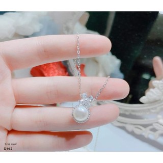 Dây chuyền bạc mặt trai nuôi