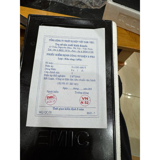 Công Tơ Điện 3 Pha 30(60)A, 50(100)A 220/380V EMIC (hàng sẵn)