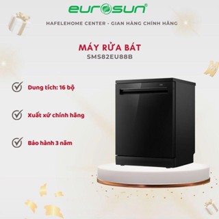 Máy Rửa Bát Eurosun SMS82EU88B - Độc Lập, Dung Tích Lớn, Rửa Sạch Mạnh, Tiết Kiệm Nước