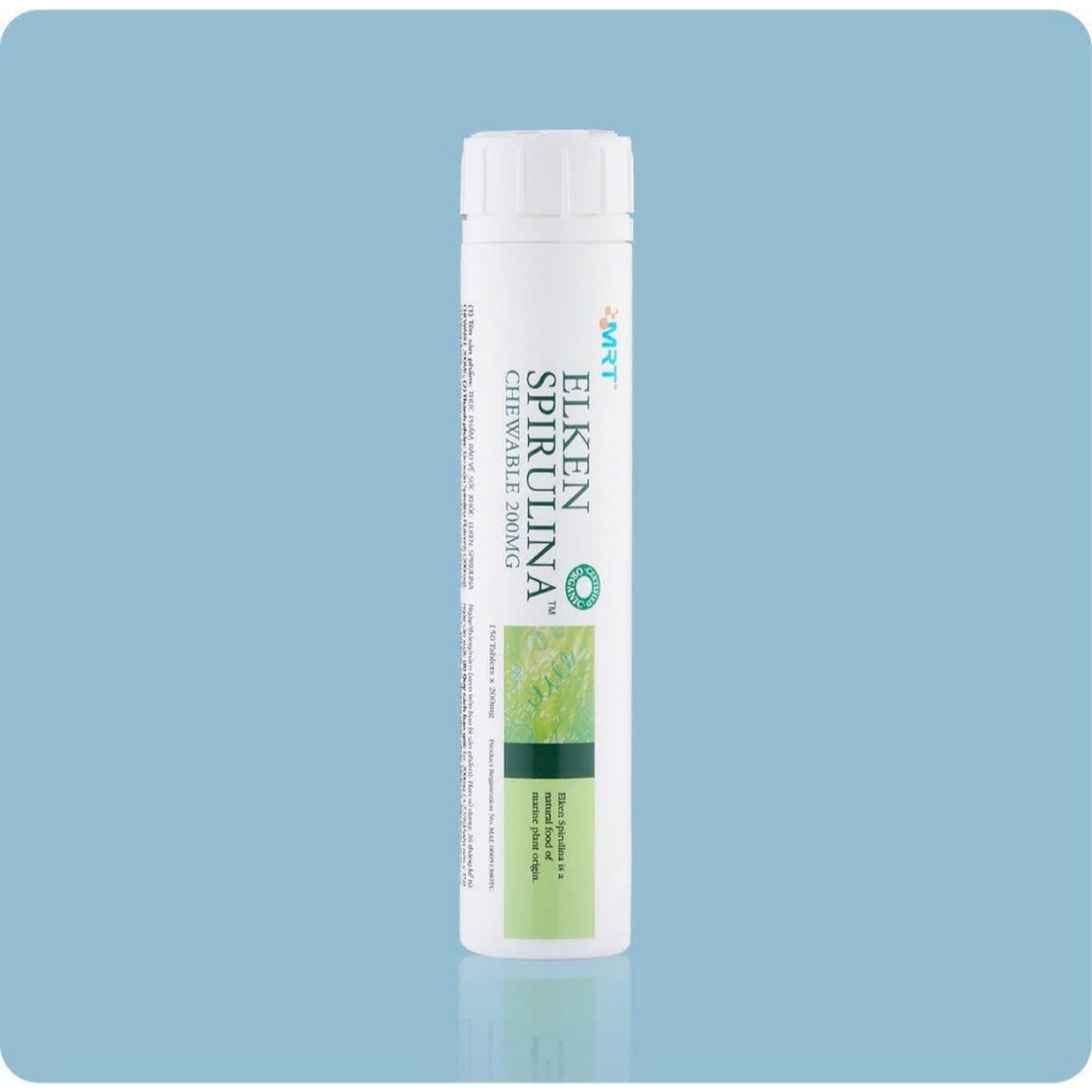 TPBVSK: Elken Spirulina Chewable 200mg (lọ 150 viên)