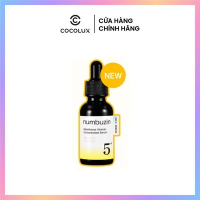 Tinh chất làm sáng, giảm thâm nám Numbuzin No.5 Vitamin Concentrated Serum 30ml