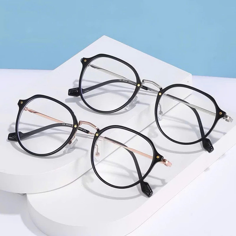 [Peinn] Gọng kính cận nam nữ tròn kim loại Bự Store - MS 117 / 120