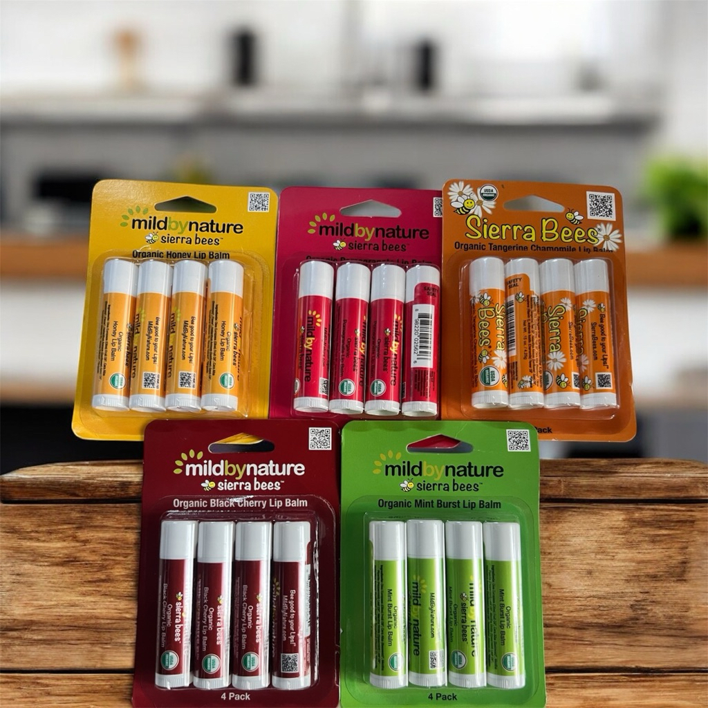 SON DƯỠNG MÔI HỮU CƠ SIERRA BEES (MILDBYNATURE)