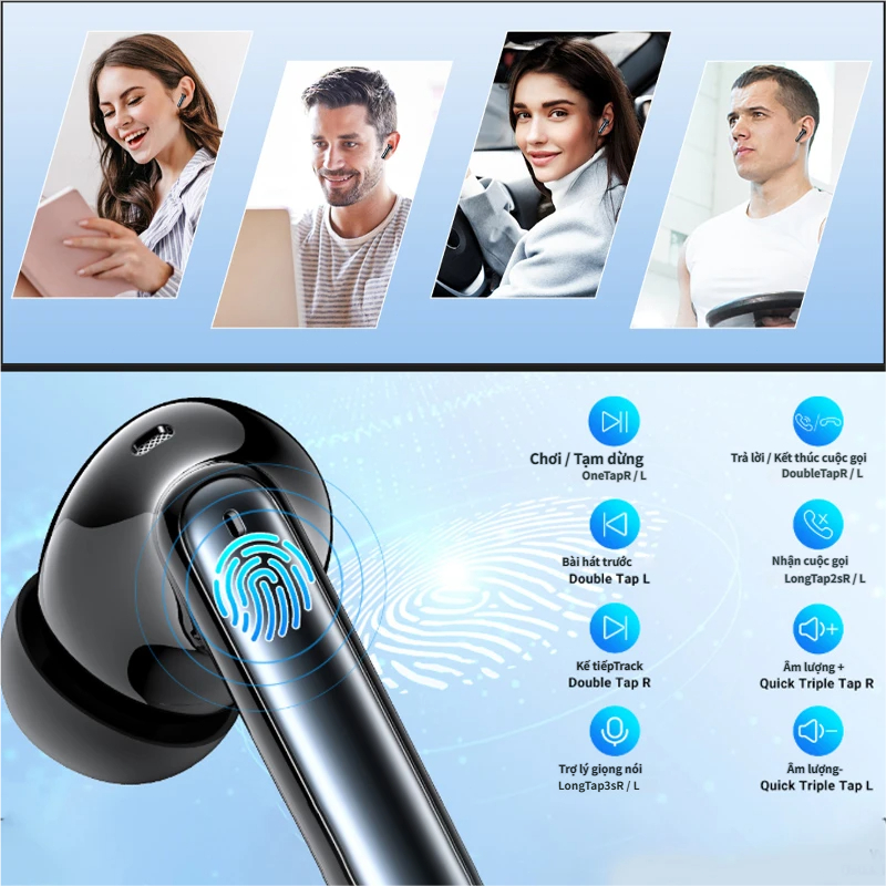 Tai nghe jblPhantom  Bluetooth không dây đích thực V5.3 Tai nghe chơi game Âm thanh HiFi Độ trễ thấp cho iOS và Android | BigBuy360 - bigbuy360.vn