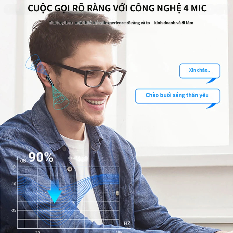 Tai nghe jblPhantom  Bluetooth không dây đích thực V5.3 Tai nghe chơi game Âm thanh HiFi Độ trễ thấp cho iOS và Android | BigBuy360 - bigbuy360.vn