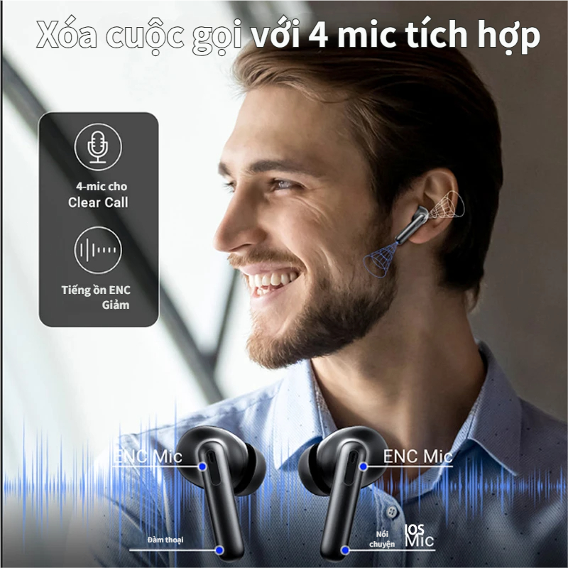 Tai nghe jblPhantom  Bluetooth không dây đích thực V5.3 Tai nghe chơi game Âm thanh HiFi Độ trễ thấp cho iOS và Android | BigBuy360 - bigbuy360.vn