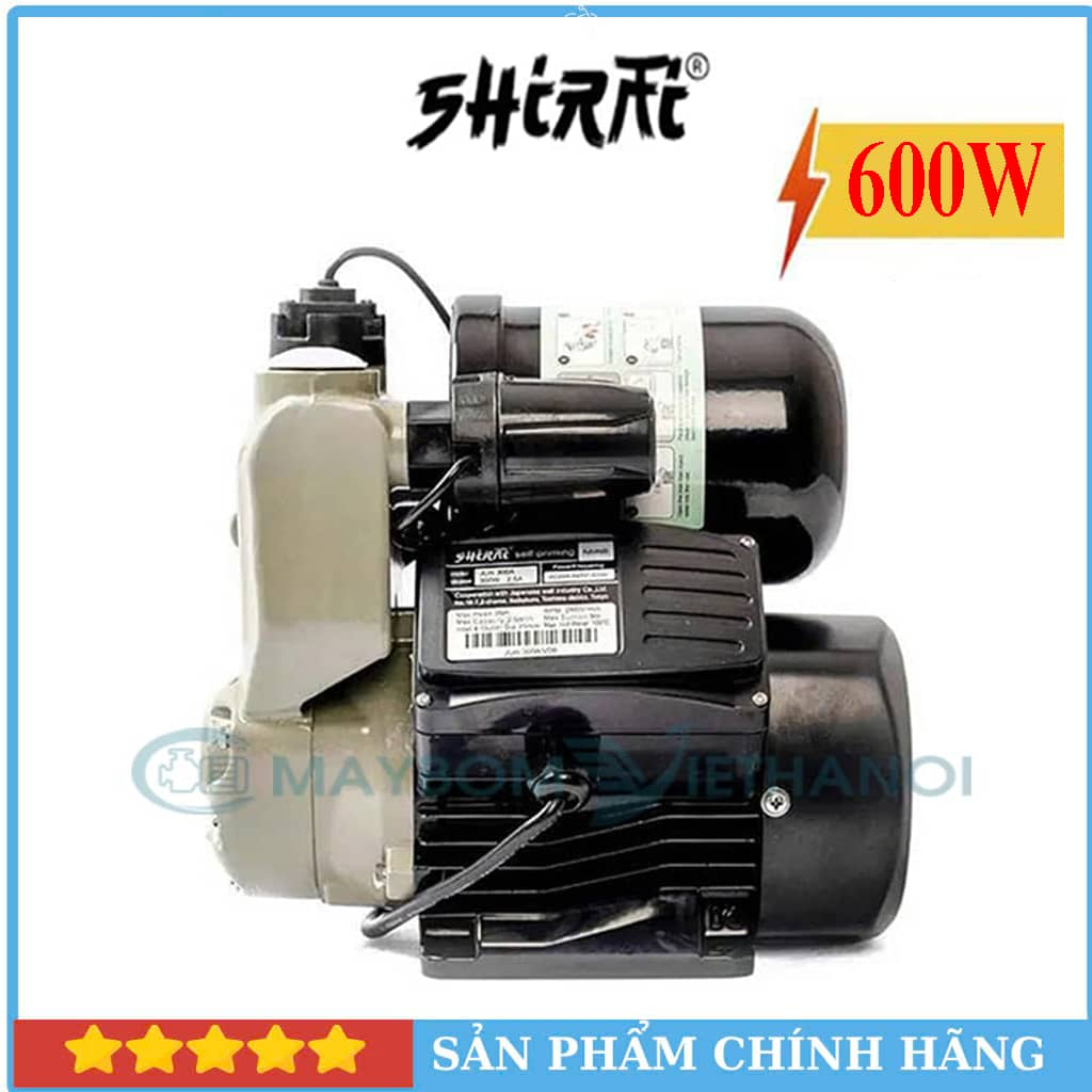 Bơm Tăng Áp Shirai JLm 600A / JLm 800 A Điện Tử - Bơm Tăng Áp Lực Nước Tự Động Cho Gia Đình Hiệu Quả