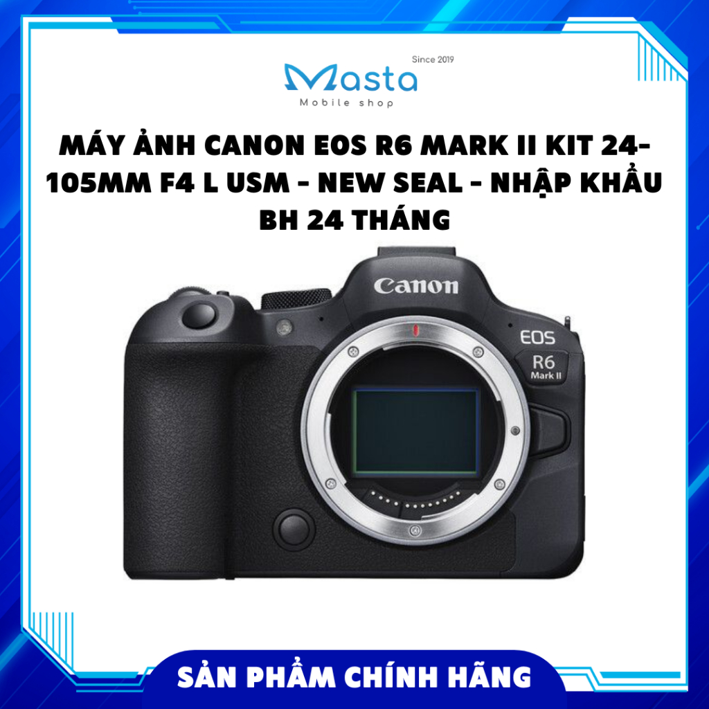 Máy ảnh Canon EOS R6 Mark II + RF 24-105mm F4-7.1 IS STM Camera