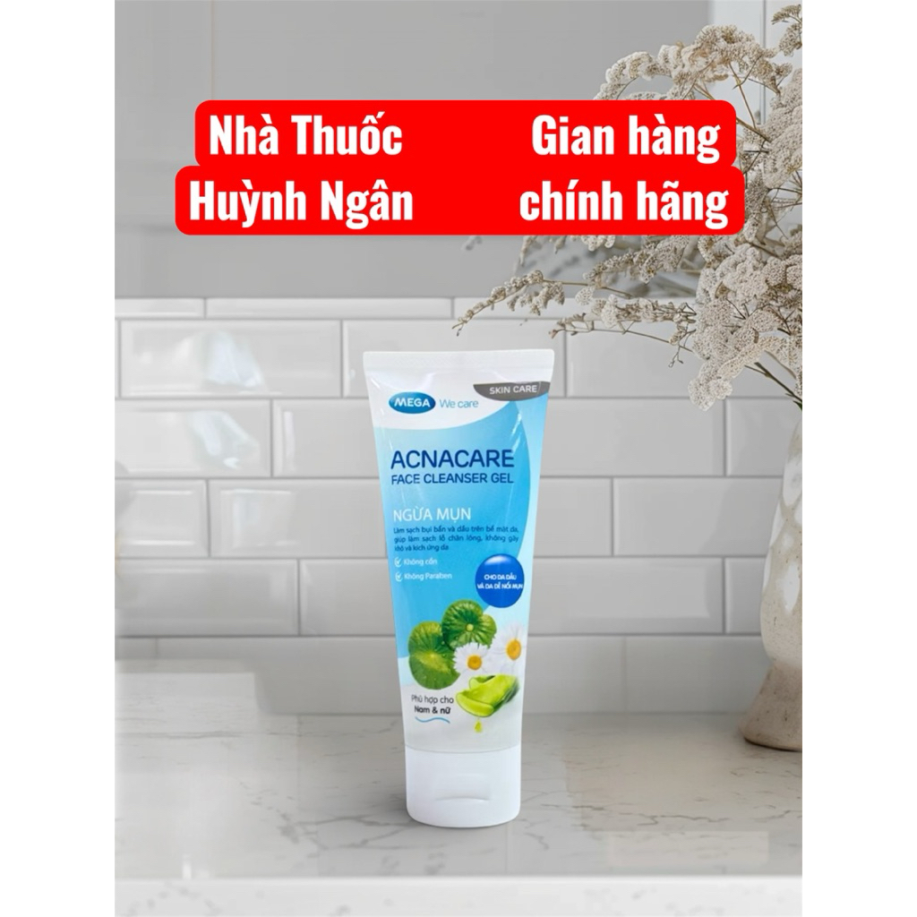 Sữa rửa mặt ngừa mụn ACNACARE - Nhập khẩu Thái Lan (tuýp 75g)
