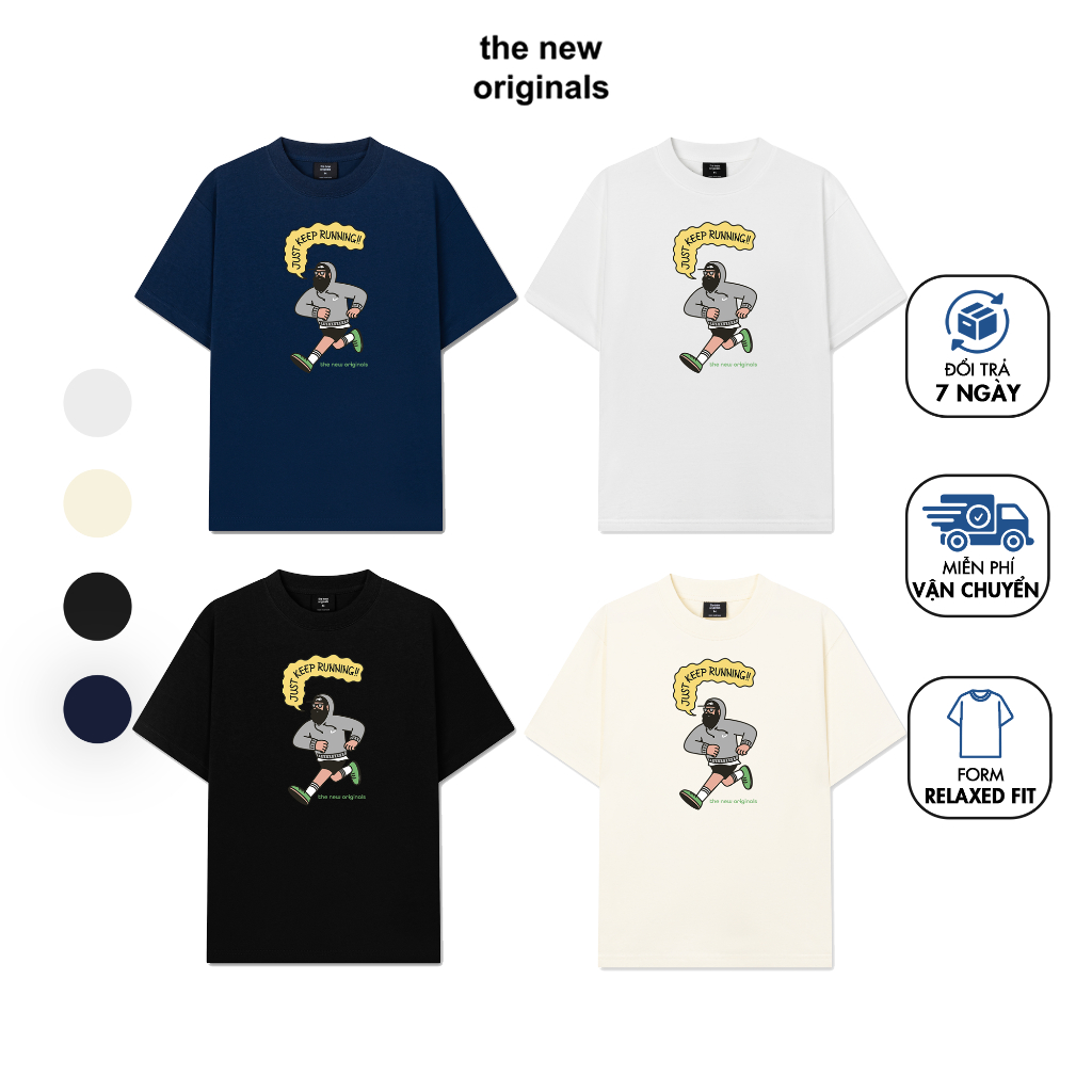 Áo Thun Relaxed Fit The New Originals "Just Keep Running" - TL1735TL