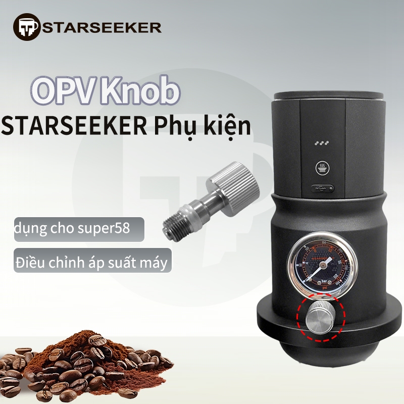 STARSEEKER Phụ kiện cao cấp - Núm vặn OPV tương thích với máy pha cà phê Super58