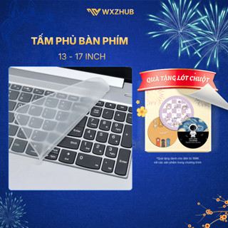 Tấm Phủ Bàn Phím Silicon Từ 13-17inch, Miếng Dán Bàn Phím Dày ~0.3mm Chống Nước, Chống Bụi