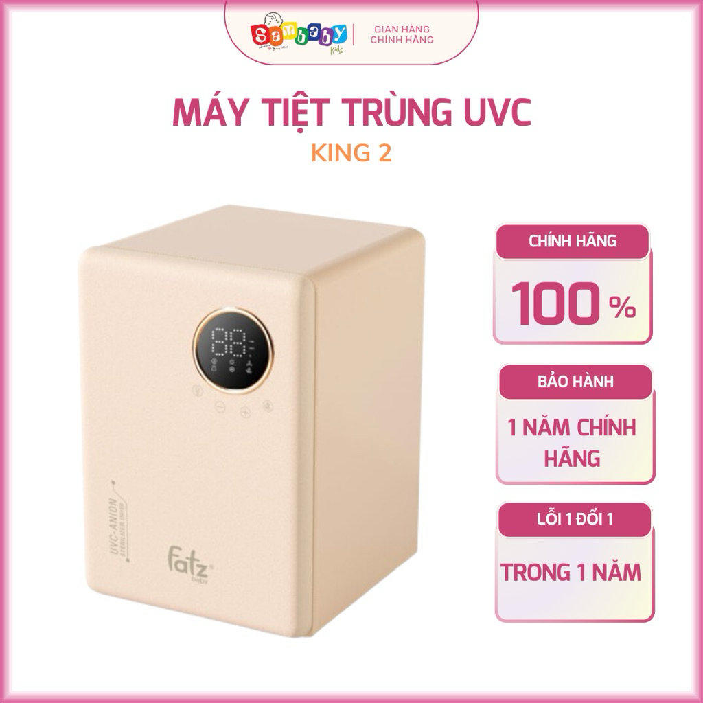 Máy Tiệt Trùng Sấy Khô Tia UVC King 2 Fatz Baby - FB4799BT