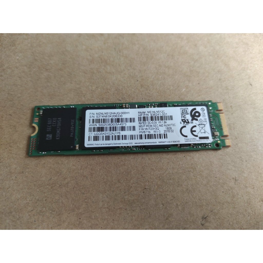 SSD SamSung PM871b 512GB 3D-NAND M.2 2280 SATA III ( ko phải Nvme ) Hàng new zin chính hãng