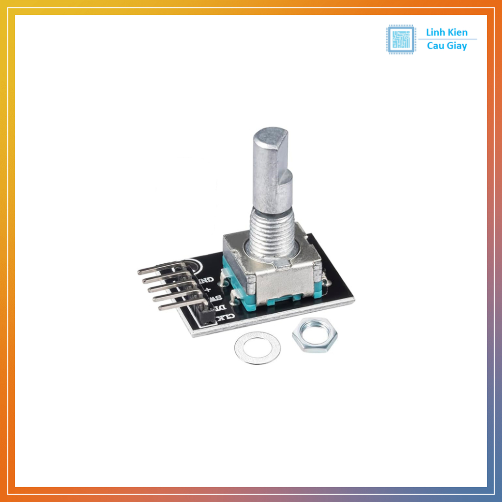 Module Xoay Rotary Encoder 360 Độ KY-040 ( Không Kèm Núm Vặn )