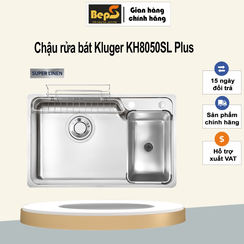 Chậu rửa bát Kluger KH8050SL Plus