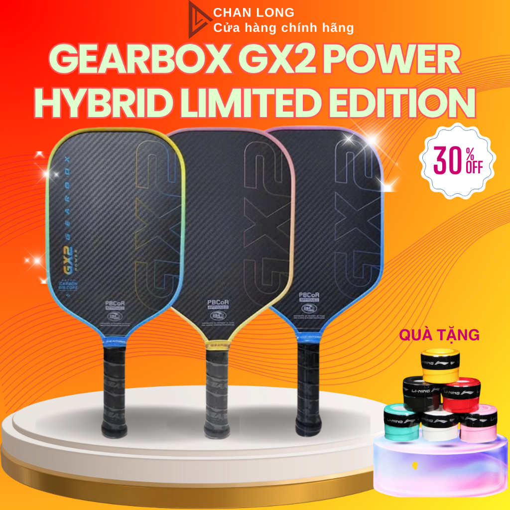 [CHÍNH HÃNG] Vợt Pickleball Gearbox GX2 Power Hybrid Limited Edition