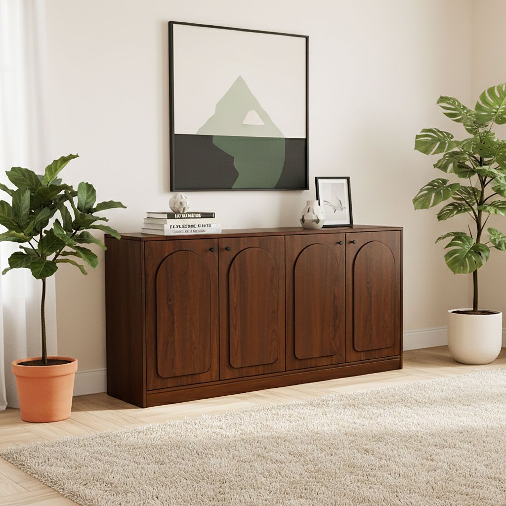 Tủ đựng đồ QHOME, tủ console, tủ trang trí để đồ phòng khách, phòng ngủ (A2)